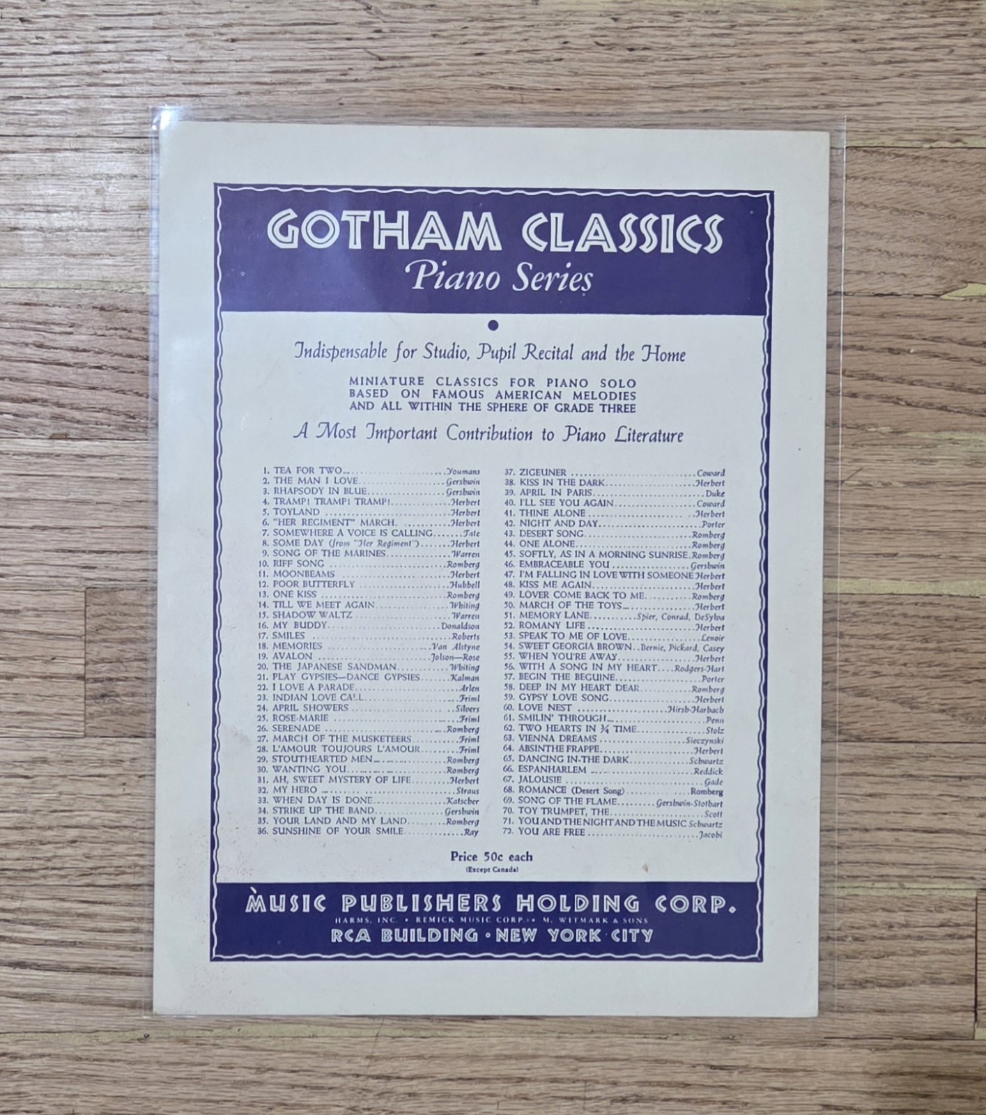 (8) Vintage Music Sheets Lot