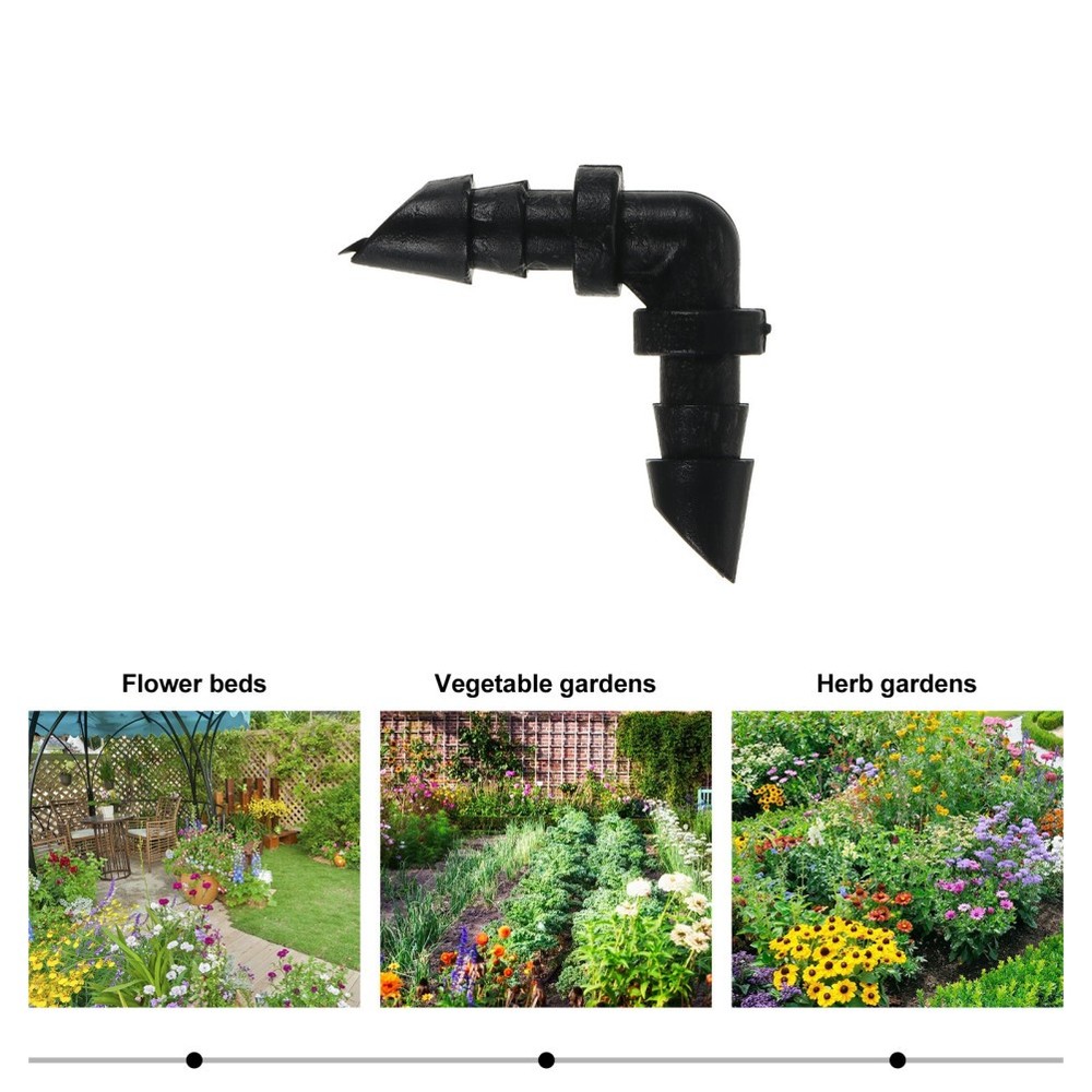 1000 Pcs Drip Irrigation Coupling Connectors Barbed Hose Fitting