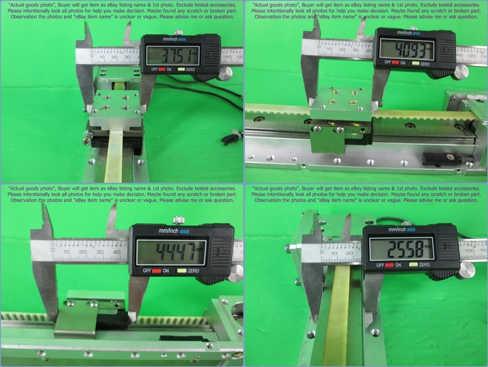 Linear drivenbelt driven as photo, Stroke 30cm., Mini CNC/3D Printer, Promotion.