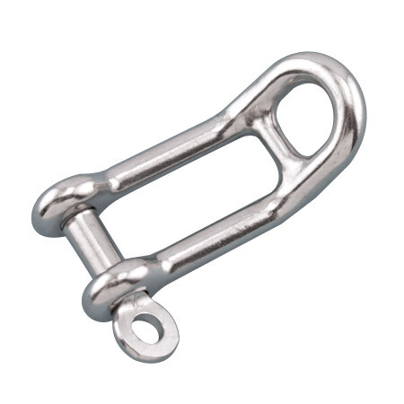 STAINLESS HEADBOARD SHACKLE, 1/4", 316 SS