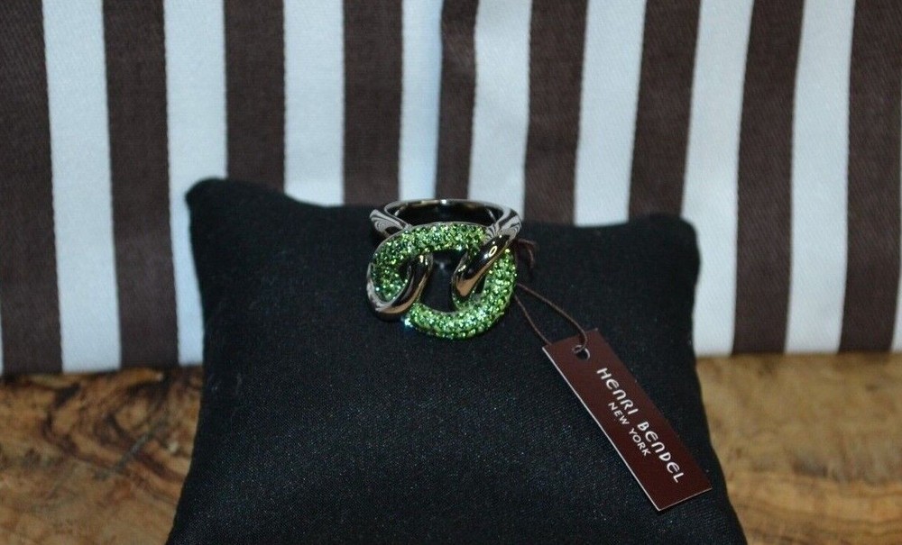Henri Bendel Pave Link Ring - You Pick Size