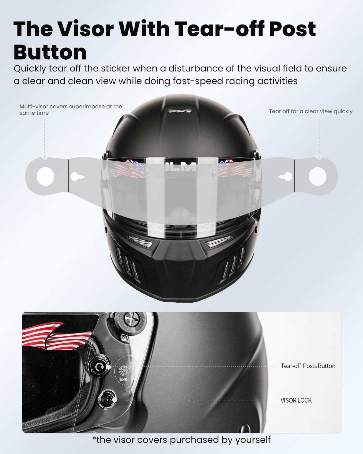 ILM Refurbished Snell SA2020 Full Face Racing Helmet Lightweight Fiberglass 890