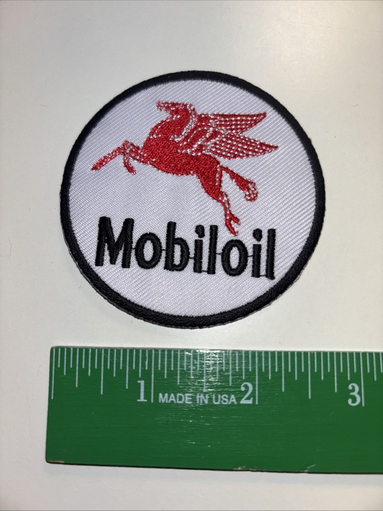 Mobil Oil Embroidered Patch