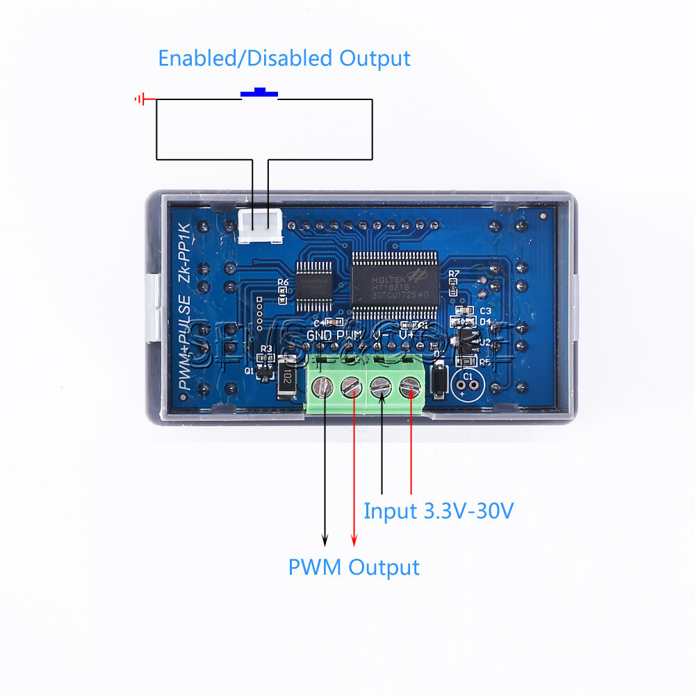 PWM Pulse Frequency Duty Cycle Adjustable Digital Module Square Wave Generator-