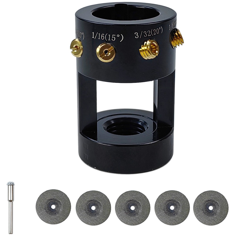 Tungsten Electrode Sharpener & Grinder Multi-Angle Offsets Tool For TIG Welding