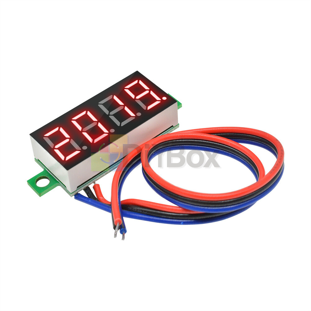 DC 0-100V 0.36 " 4-Digit Digital Voltmeter LED Voltage Tester Panel Meter 3-Wire
