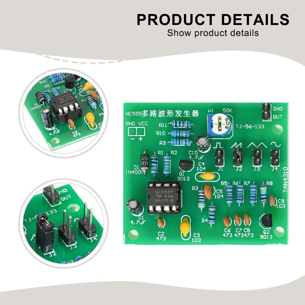 Multi Channel NE555 Generator Kit for Innovative Electronics Solutions