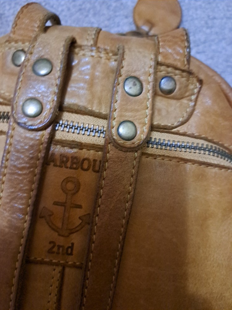 Harbour 2nd Tan/Light Brown Leather Backpack