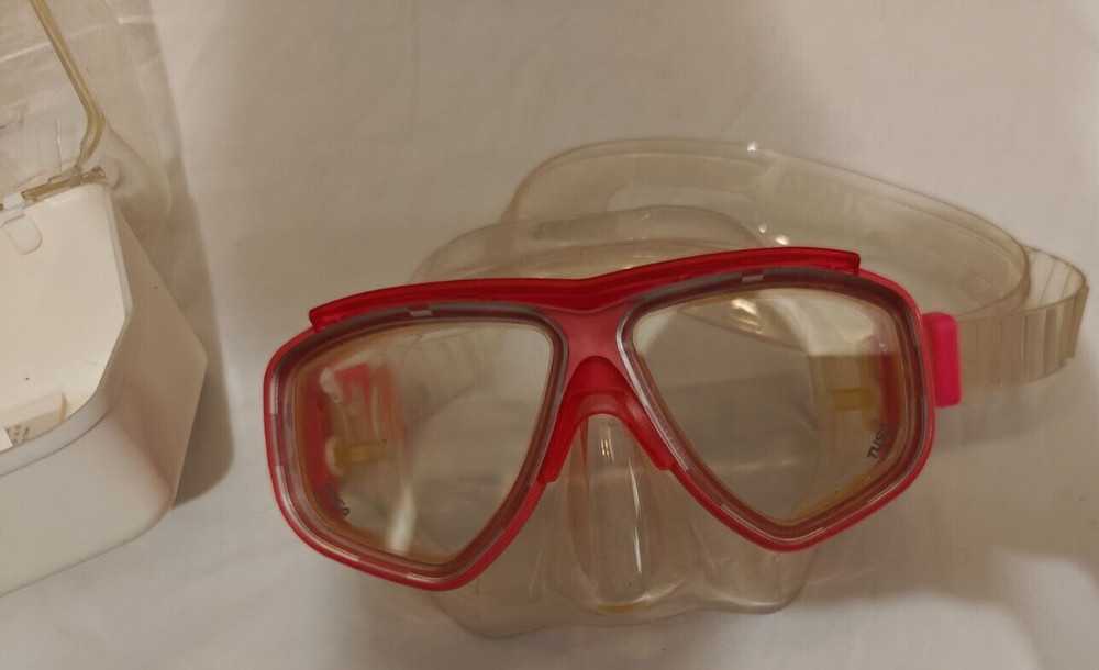 Tusa Splendive II Diving Goggles, Pink, with case