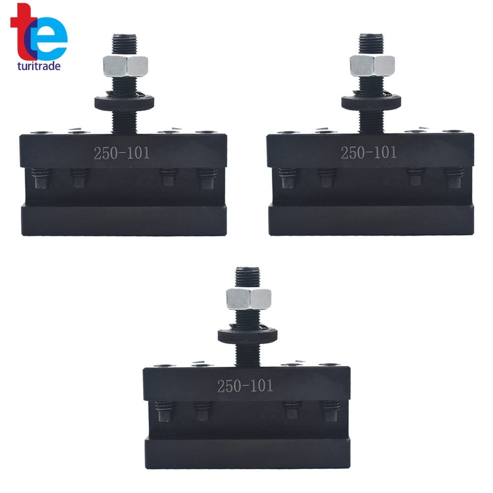 3 × AXA #1 250-101 Quick Change Tool Post Turning & Facing Holder For Lathe CNC