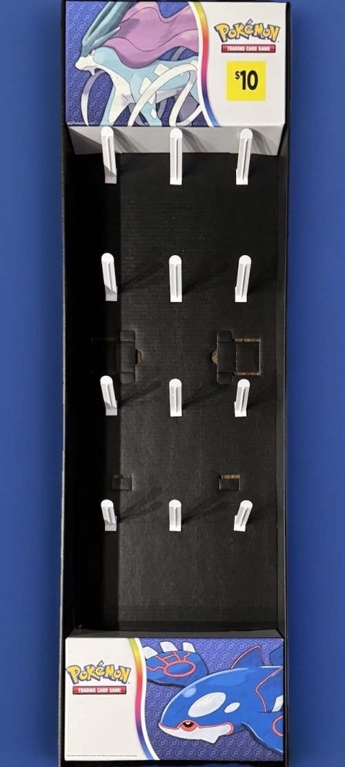 POKÉMON SUICUNE KYOGRE CARDBOARD RETAIL/STORE DISPLAY SHIPPER w/STAND NEW UNUSED