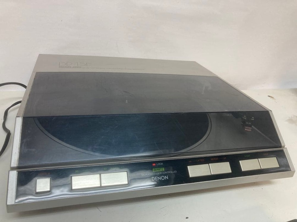 DENON DP-15F FULLY AUTOMATIC TURNTABLE SYSTEM Record Player DIRECT DRIVE AC100V