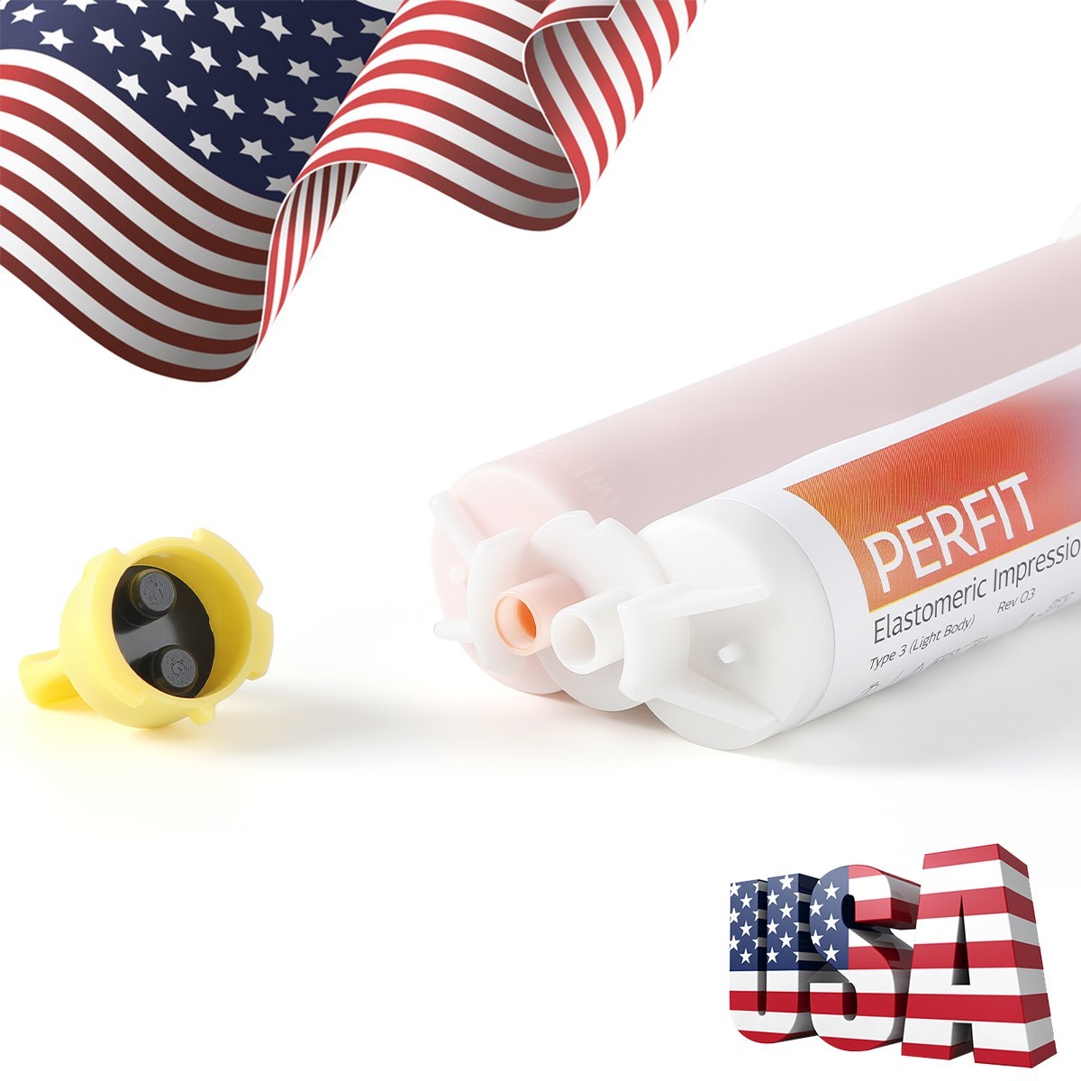 Material de impresión dental masilla de silicona pesado/ligero/rápido/normal