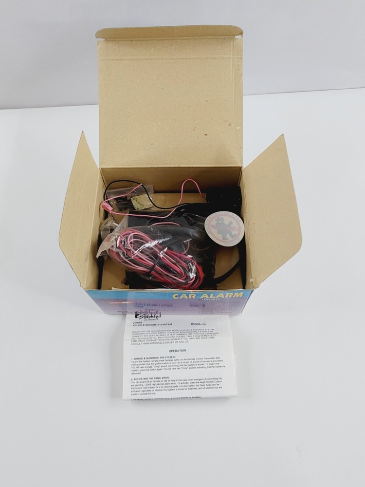 Shepard Model Q Car Alarm Hana Engineering New Open Box