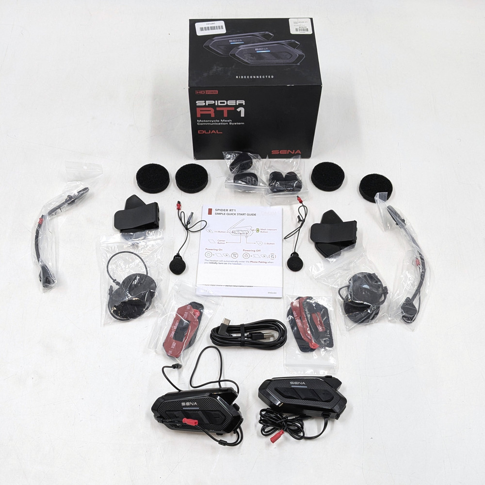 Sena Spider RT1 Motorcycle Mesh Communication System - Dual (SPIDER-RTI-01D)