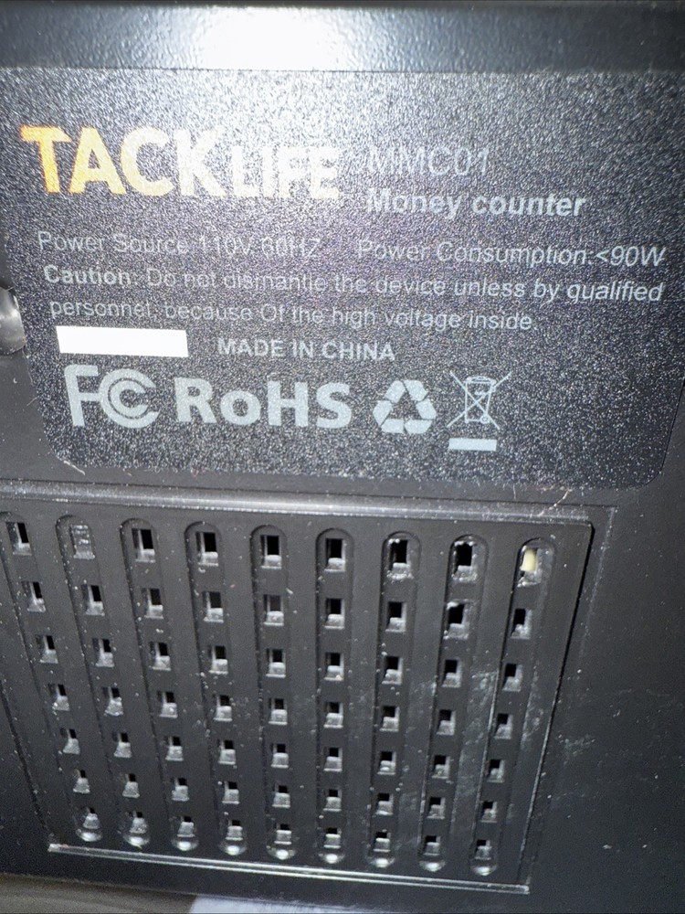 Tacklife MMC01 Money Counting Machine tested