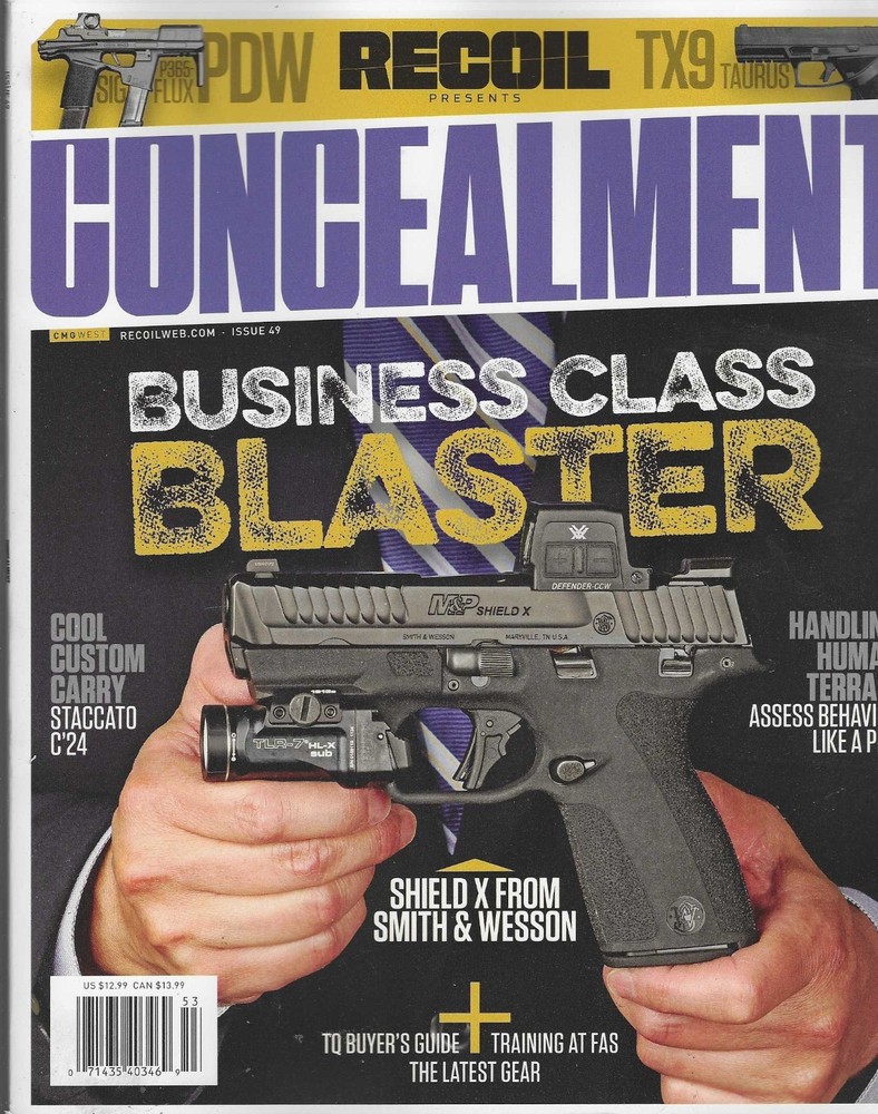 RECOIL Concealment  Issue 49 2026 Business Class Blaster