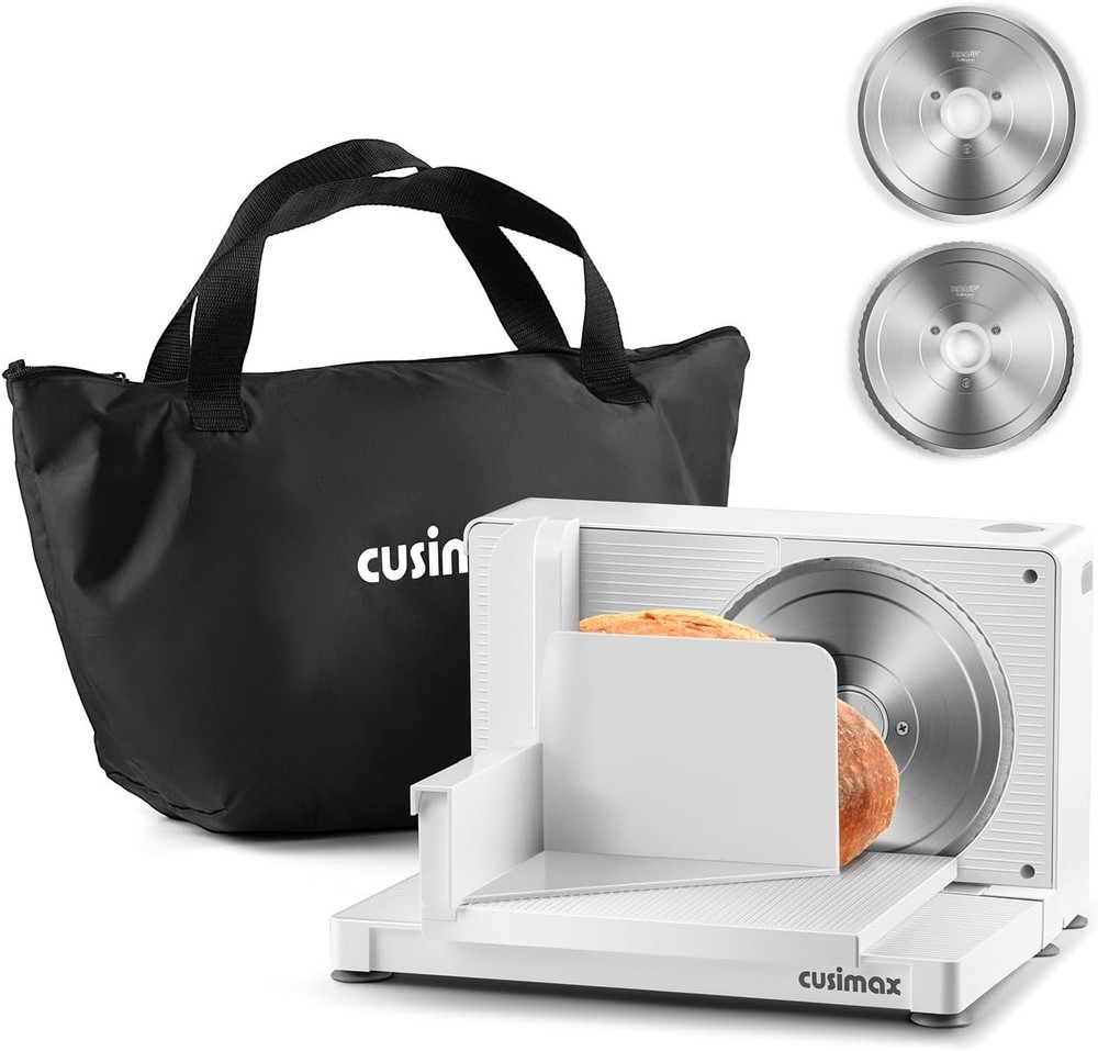 Quality Meat Slicer with German Blades & Adjustable Thickness Range