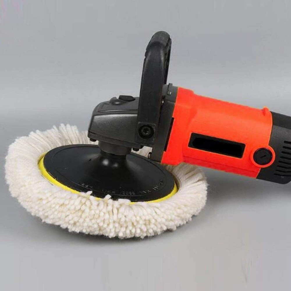 3"-7" wool buffing pads 100% Natural Wool Hook & Loop for Compound Cutting pad