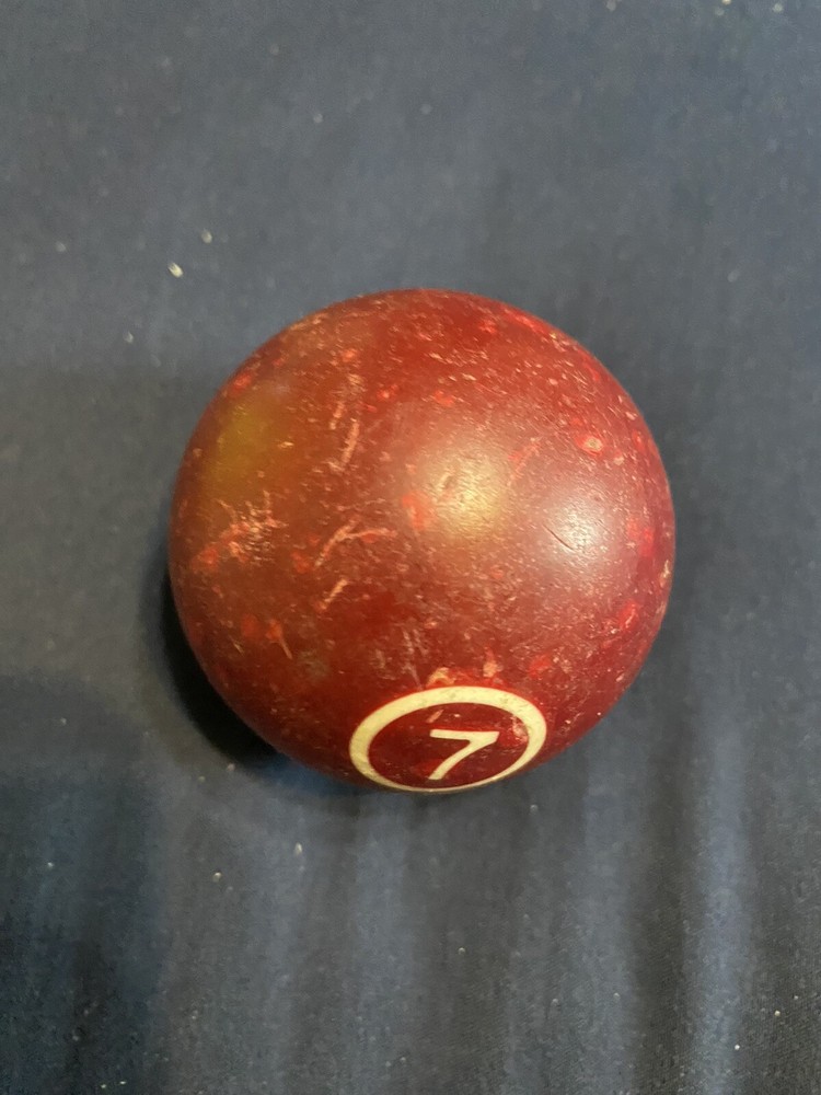 Vintage Pool Ball Number 7