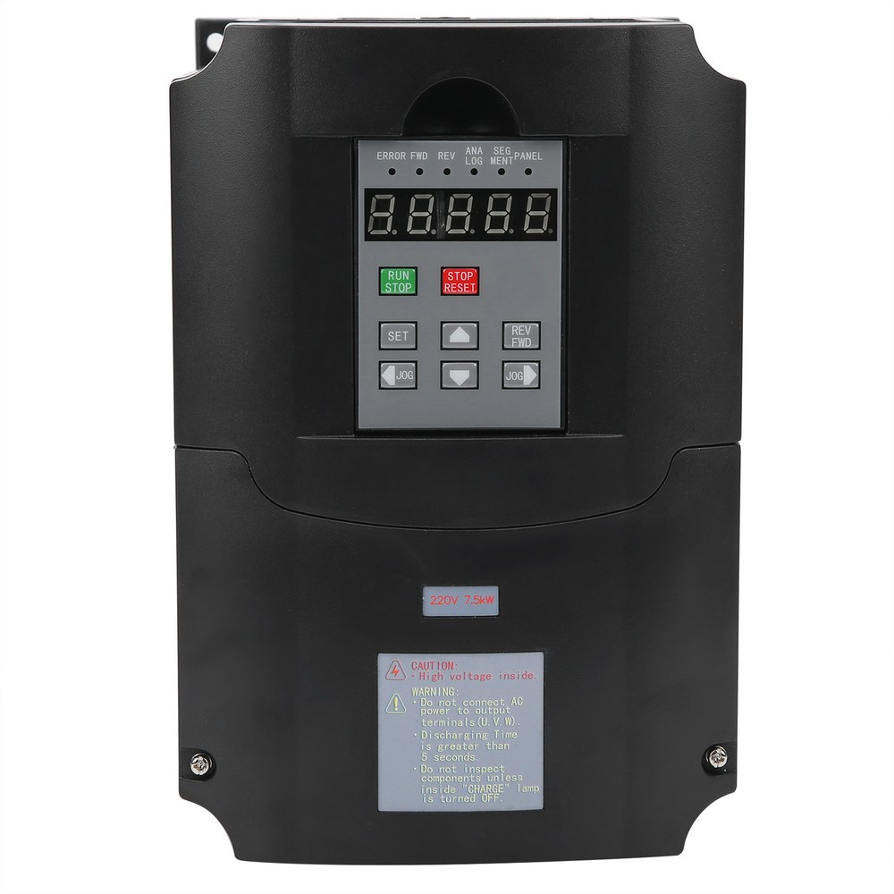 7.5KW Frequency Converter Single-Phase Input AC180V‑250V 3-Phase Output 220V