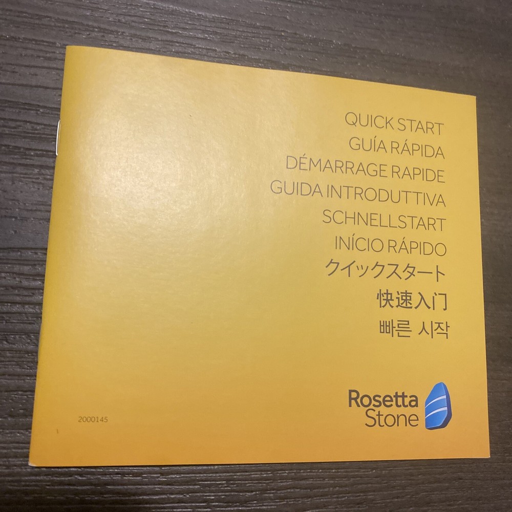 Rosetta Stone Italian Level 1, 2 & 3 Set- with headset CDs Only No Code