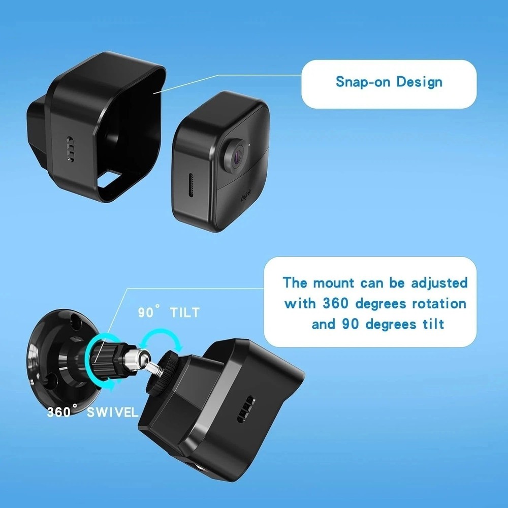 3 Pack All New Blink Outdoor & Indoor Wireless Home Security Camera System Mount
