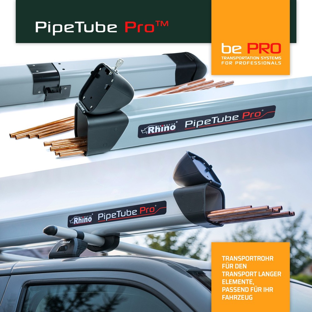 Pipe for transporting pipes VW Transporter Long 2003-2015 Silver
