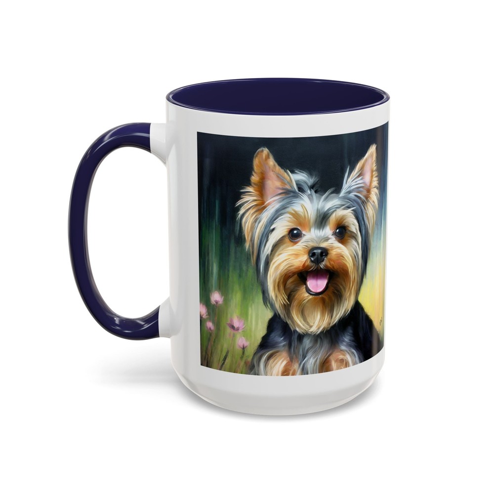 Yorkshire Terrier Ceramic Accent Coffee Mug