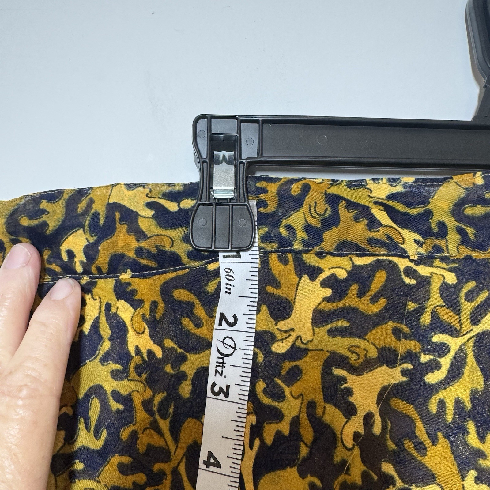 Y2K Urban Nomad Festival True Wrap Maxi Skirt 100% Silk Hippie Boho Gypsie Flowy