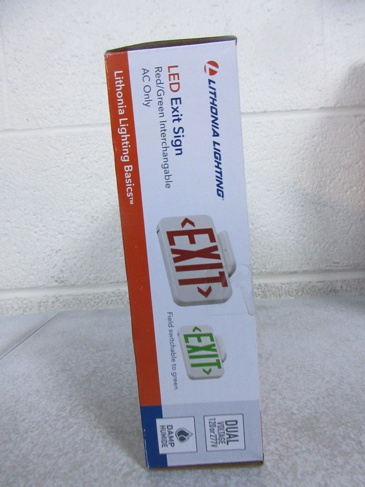 Lithonia Lighting Contractor Select Integrated LED White Exit Sign - EXRG M6