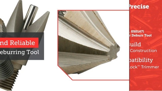 Durable Cam Lock Trimmer Deburr Tool - Chamfer & Deburring Heads for Reloading