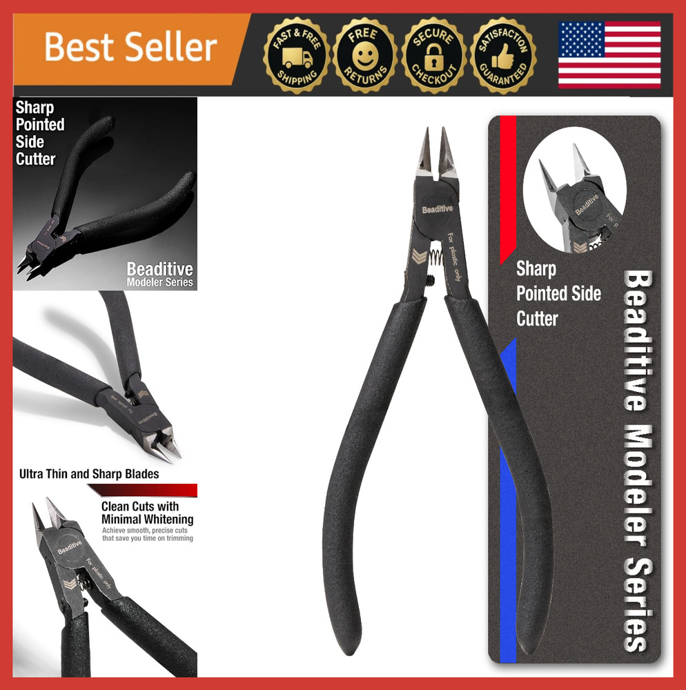 Sharp Pointed Side Cutter for Plastic Models - Precision Sprue Tool Gunpla