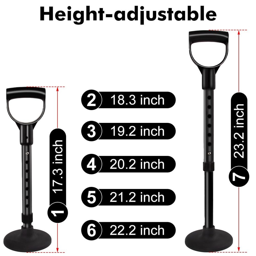 Adjustable Mobile Standing Aid Portable Mobility Tool for Elderly Seniors