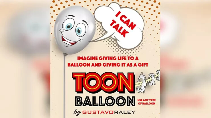 Toon Balloon by Gustavo Raley Ventriloquist Puppet Magic Tricks