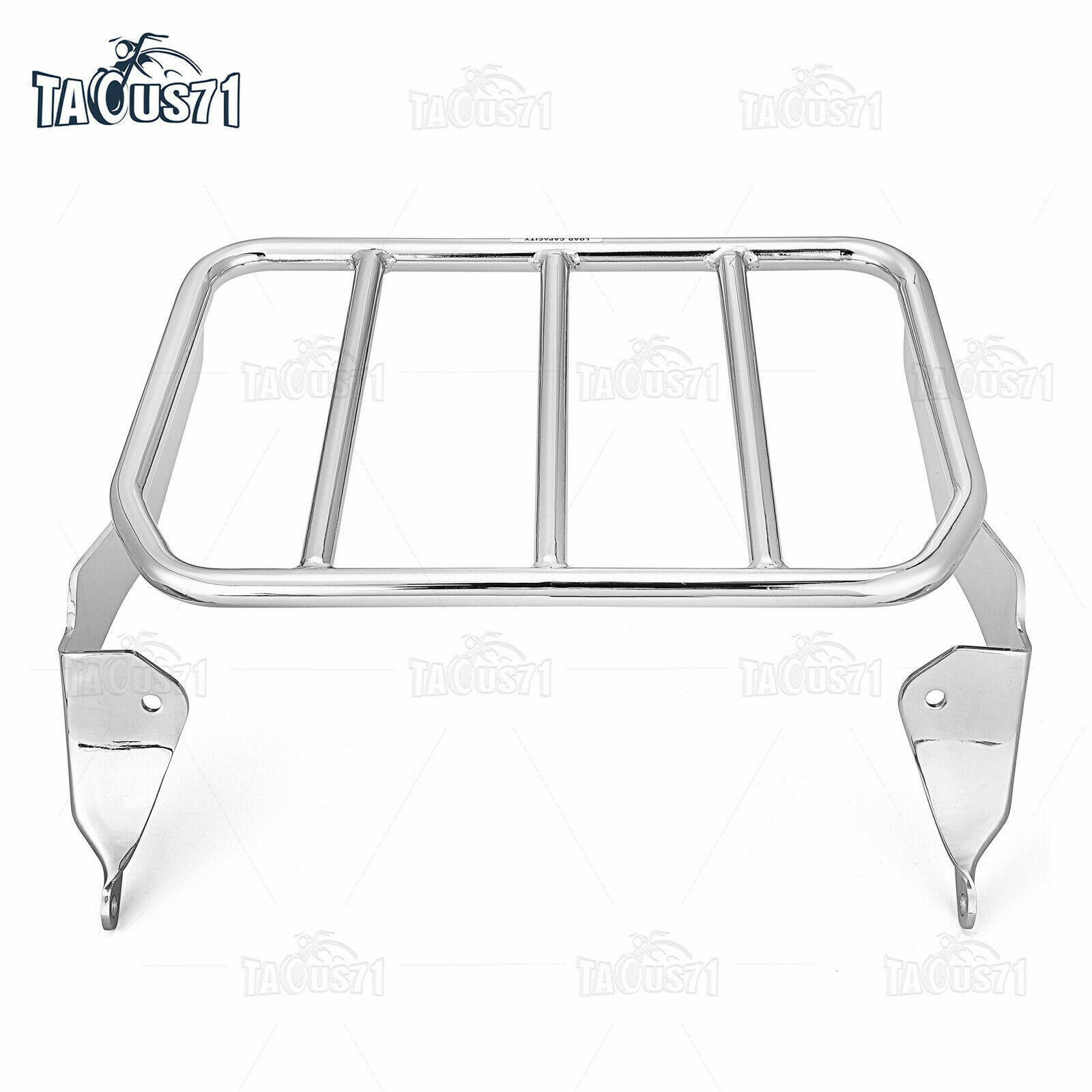 Detachable Chrome Sport Luggage Rack For 18-24 Harley Fat Boy Breakout Backrest