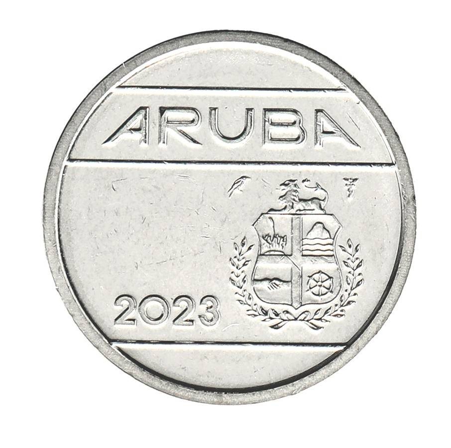 Aruba 10 Cents, 1986-2023, KM #2, Mint