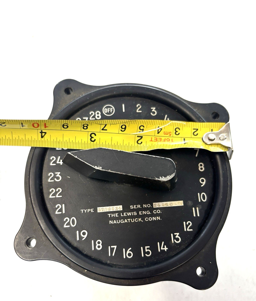 The Lewis Engineering Co. 27S28B4 - 28 Point Temp. Selector Switch 4" Face
