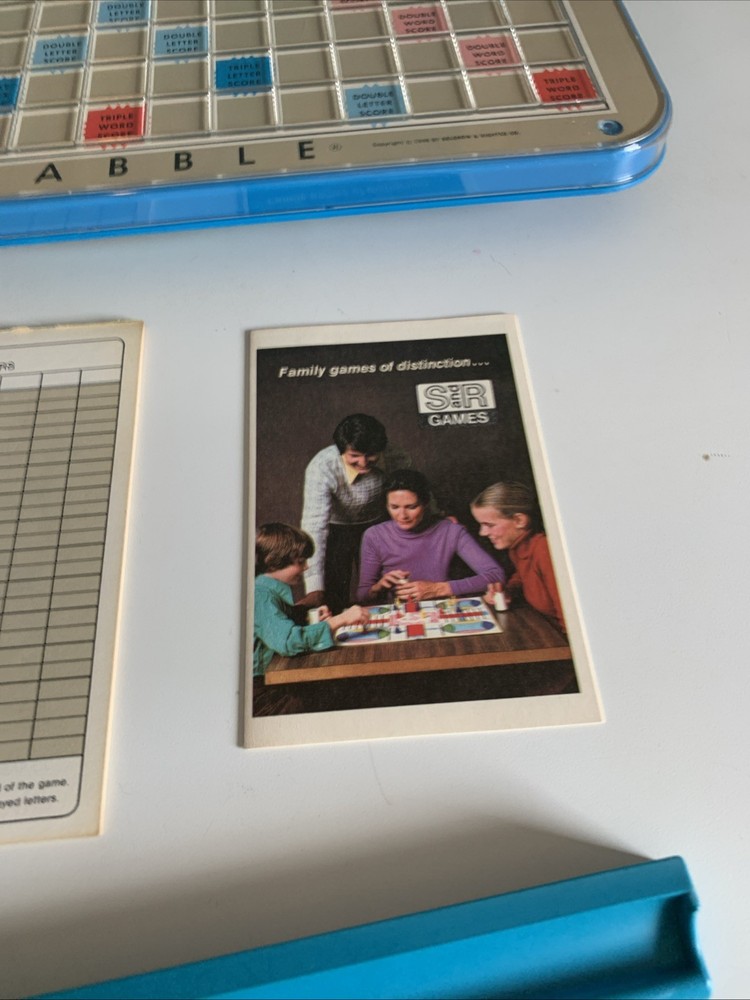 1977 Deluxe Edition SCRABBLE Game Complete Excellent Condition