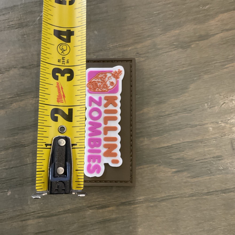 Zombies PVC Patch Hook & Loop Uniform Waterproof