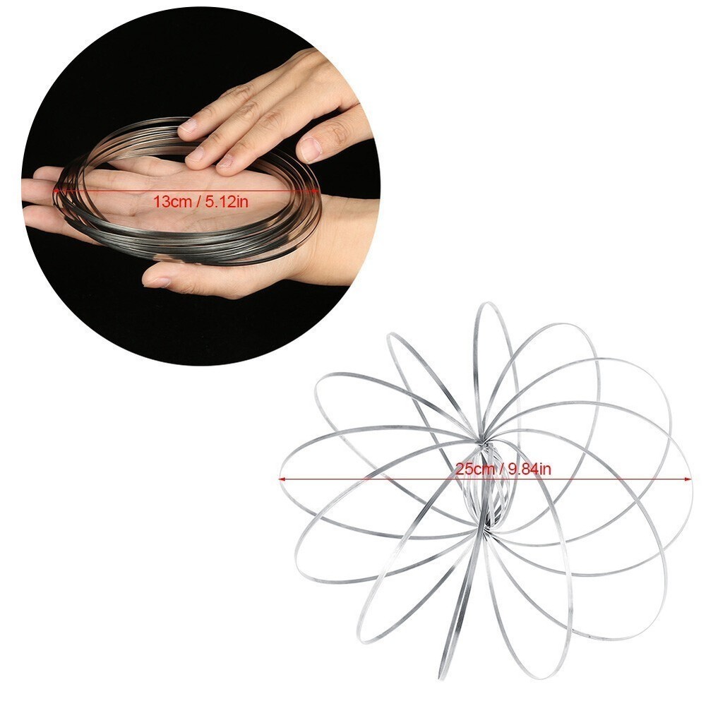 Creative Magic Bracelet Stainless Steel Ring Interactive Game Stress Relieve