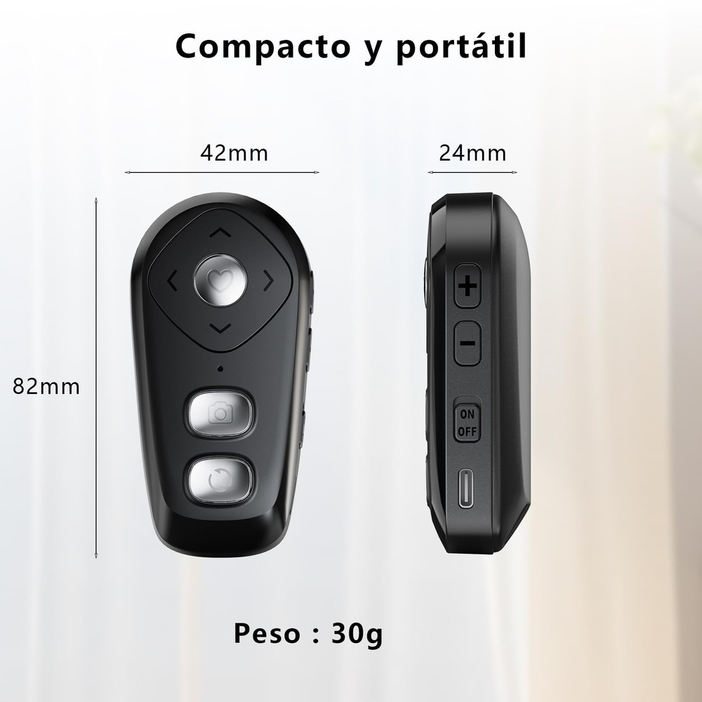 Camera Remote Control for iPhone with Zoom Shutter - Front/Rear Switch Page T...