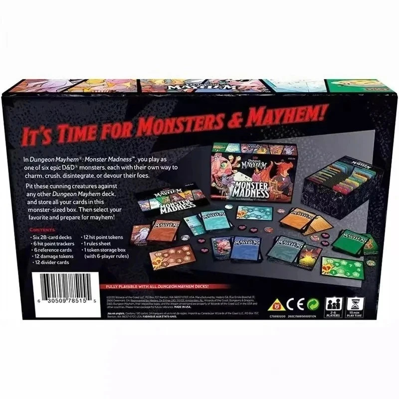 Baldur's Gate Dungeon Mayhem Board games Monster Madness Children's Toy Gift