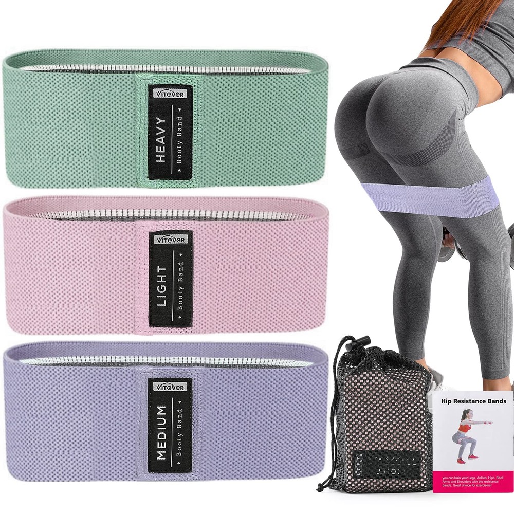 3 Levels Booty Bands Set, Resistance for Working Out, Exercise Light