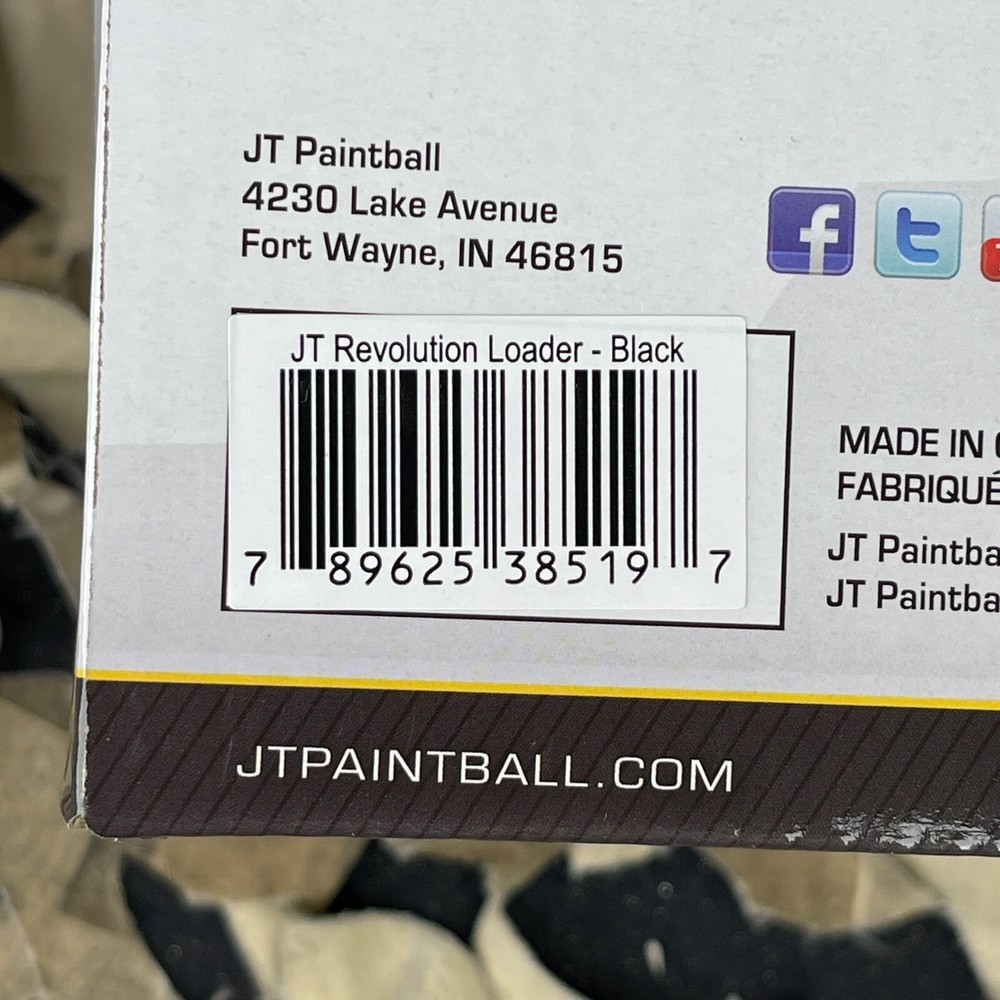 NEW JT Revolution Paintball Loader - Black