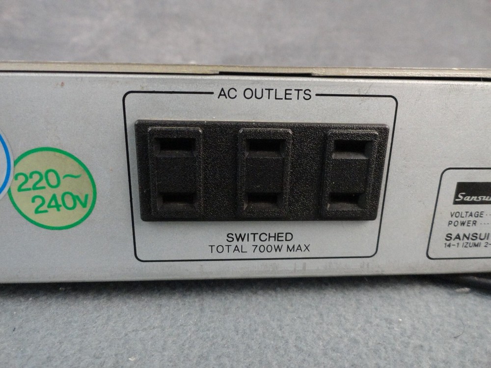 SANSUI AUDIO PROGRAM TIMER MODEL AT-202 Silver