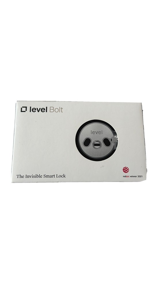 Level Bolt The Invisible Smart Lock Deadbolt Bluetooth Keyless NEW Open Box