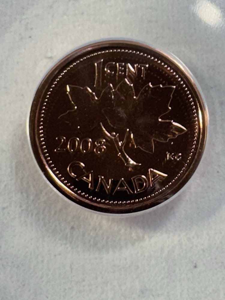 2008 Canada 1 Cent Graded MS 67 RD by ANACS