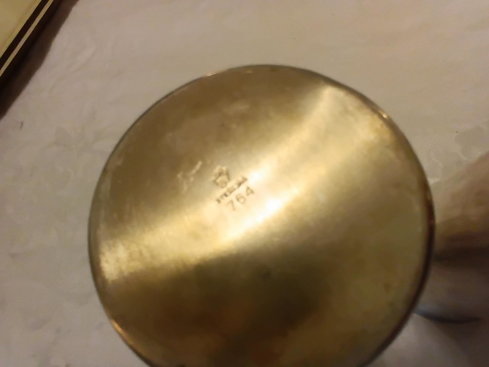 Pair Sterling Silver Cups 336 Grams
