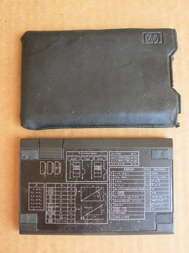 HP 15C Scientific Calculator with a Case